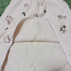 🌈🧸おねしょ対策に大活躍✨ベルメゾン＊動物柄スカートパンツ🫧トイレトレーニングにぴったり！旅行・お泊まり・寝る前の“安心100円ケア”💛男女兼用クリームカラー🌸の画像