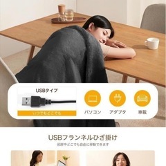 新品❤️ 新品　電気毛布 3段階温度調節 自動オフ タイマー付き グレーの画像