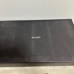 試着のみ　snidel 編み上げ ブーツ Mサイズ ブラックの画像