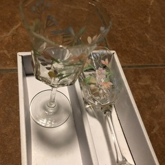 昭和レトロ　グラスの画像