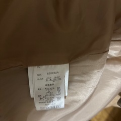 ファー付きダッフルコートベージュの画像