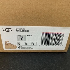 UGG W GOLDENRISE 24cm 新品未使用厚底サンダルプラットフォーム 1167431ベージュの画像
