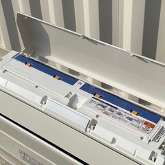 取付け可 ! !◇富士通 エアコン 6畳用 2017年 ノクリア 内部クリーン100V お掃除機能 AS-R22G 高圧洗浄済み！保証付き ! !の画像