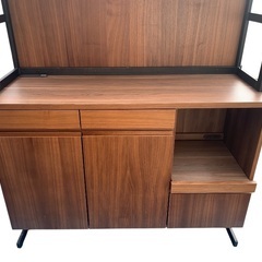 unico ウニコ HOXTON ホクストンレンジボード 食器棚オークxアイアンの画像