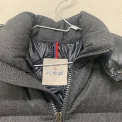 MONCLER モンクレール MONTGENEVRE モン ジュネーブルダウンジャケット ウールグレー国の画像