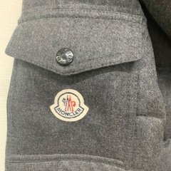 MONCLER モンクレール MONTGENEVRE モン ジュネーブルダウンジャケット ウールグレー国の画像