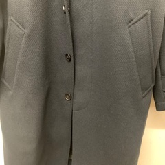 【新品タグ付き nano・universe ナノユニバース テックカルゼバルカラーコート ネイビーSサイズメンズステンカラー 674-9211004の画像