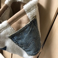 モコモコ　トートバッグの画像