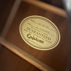 スタンド付き　Epiphone AJ-10 アコースティックギターの画像