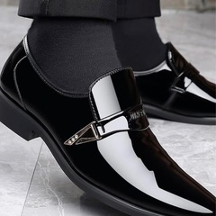 結婚式にも◎ エナメルシューズ メンズ ビジネス パーティなどの画像