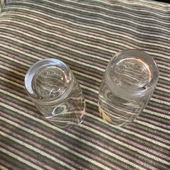 透明ガラスコップの画像