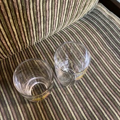 透明ガラスコップの画像