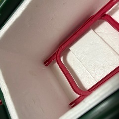 🌈タカハシ ポルカ テーブルクーラーボックス✨  運動会・ピクニック・海水浴に大活躍🌸缶も小物もスッキリ収納！テーブル付きで使いやすさ抜群🧸無料出品🎁の画像