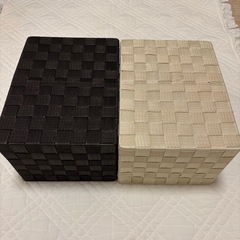 【終了しました】バスケット・かご５点セット アイアンかご テープバスケット　お部屋の収納やディスプレイにの画像