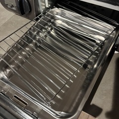 値下げしました！リンナイ 2口ガスコンロ【KSR562BKR】⭐︎グリル未使用⭐︎の画像