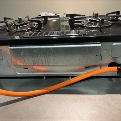 値下げしました！リンナイ 2口ガスコンロ【KSR562BKR】⭐︎グリル未使用⭐︎の画像