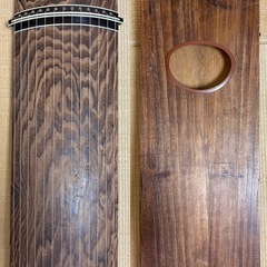 【上級品】上角 並甲 すだれ彫 口前装飾(在銘有) 蒔絵付 13絃 箏 琴の画像