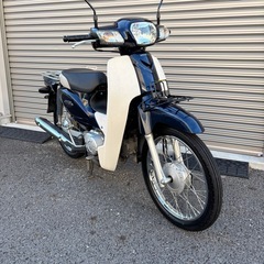 4357.４速セル付き　スーパーカブ50 バッテリー、ミラー新品　千葉県柏市　即日配送、自走引き取りも可能の画像