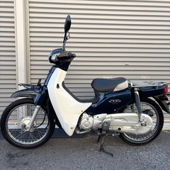 4357.４速セル付き　スーパーカブ50 バッテリー、ミラー新品　千葉県柏市　即日配送、自走引き取りも可能の画像