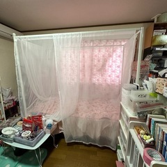 お姫様ベッド（天蓋付き）　商談中
の画像