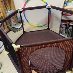 洗えるソフトベビーサークル 148cm 洗えるメッシュの画像