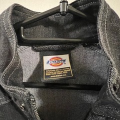 💡新品未使用💡【Dickies／ディッキーズ】ストレッチデニムジャケット D-1430（Lサイズ・ブラック）の画像