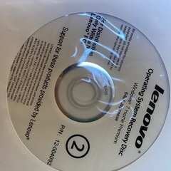 レノボリカバリーメディアの画像