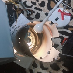 熊谷送料無料 石油ファンヒーター 美品 分解清掃済 WZ コロナ パープル 7Lの画像