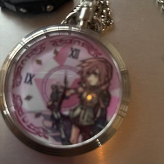 ジャンク市場　ファイナルファンタジーの　時計と　オマケの画像