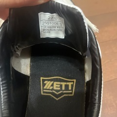 ゼット　アップシューズ　野球　２７センチ
の画像