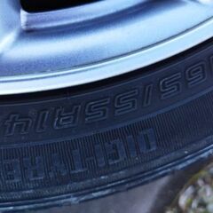 鉄チンホイール付き夏タイヤの画像