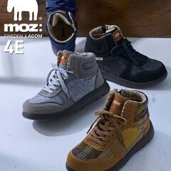 moz（モズ）ハイカットスニーカー（ワイズ４Ｅ）レディースの画像