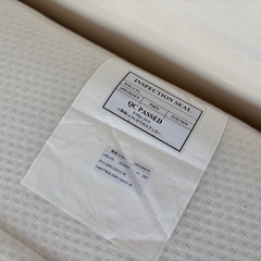 【ニトリ シングルベッド（組み立て式）】マットレス・カバー付きの画像