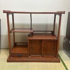 和風　飾り棚　茶棚の画像