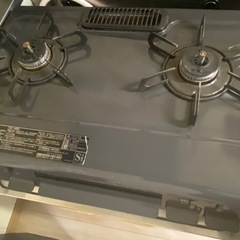 二口コンロ【2年間使用・まだまだ使えます】の画像