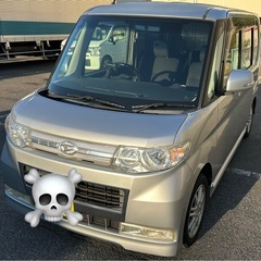 Ｌ375 タントカスタム シルバー 純正ナビ パワースライドetc..の画像