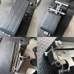 ベンチ ダンベル 可変式 おりたたみ式 計39kg セット 筋トレの画像