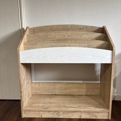 絵本棚/ 本棚/ナチュラルカラーの画像