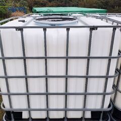 ガーデニング水やりにも。貯水タンク　1000リットル　配達もお安く可能です。の画像