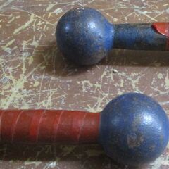 ☆鉄アレイ ダンベル 1kg×2 2kg分2点セット トレーニングの基本◆筋トレに！ 基礎体力アップを狙うならコレの画像