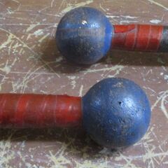 ☆鉄アレイ ダンベル 1kg×2 2kg分2点セット トレーニングの基本◆筋トレに！ 基礎体力アップを狙うならコレの画像