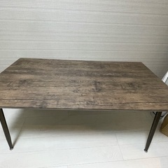 引越しのため無料！160cmのしっかりサイズのダイニングテーブル、お譲りしますの画像