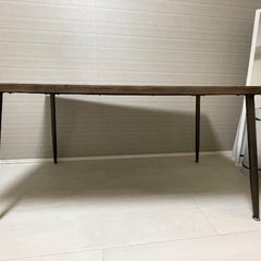 引越しのため無料！160cmのしっかりサイズのダイニングテーブル、お譲りしますの画像