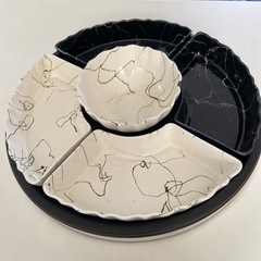 オードブル　食器セット　トレー付きの画像