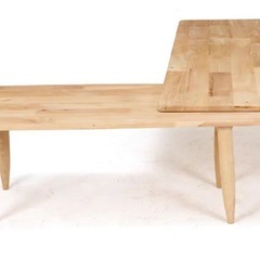 Natural Signature ツイン ローテーブル 天然木 回転の画像