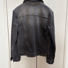 中古美品　ブラックデニムジャケット　Gジャン　イカイ　サイズ44　の画像
