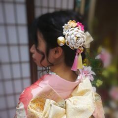 つまみ細工髪飾り　成人式・結婚式・七五三に♪の画像
