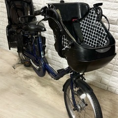 美品🌈大容量8🌸室内保管🌼パナソニック ギュット　🌼子供乗せ電動自転車bk18の画像