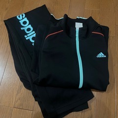 adidas ジャージ　上下　女子　160　　の画像