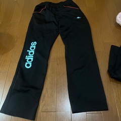 adidas ジャージ　上下　女子　160　　の画像